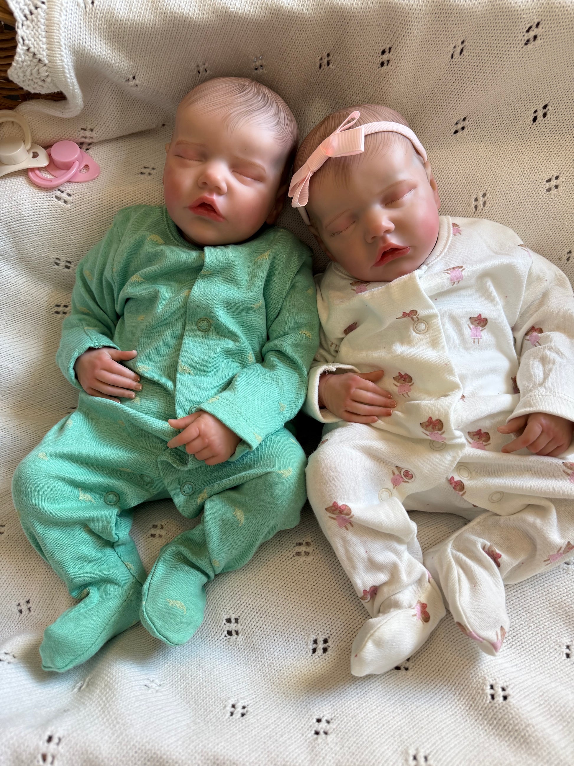 Tia & Theo – Twin Reborn Baby Boy & Girl Dolls
