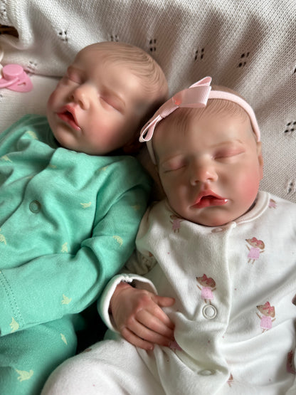 Tia & Theo – Twin Reborn Baby Boy & Girl Dolls