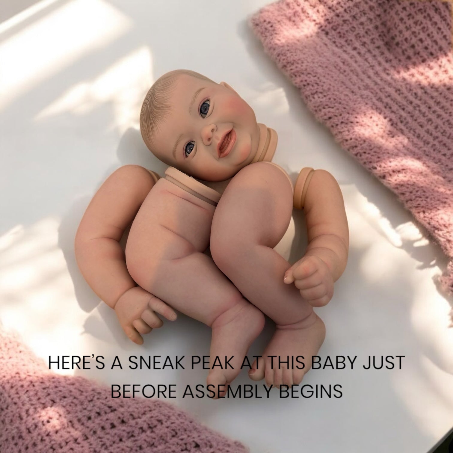 Coco Open Eyed Toddler Reborn Doll – Realistic Baby Girl – Ivy Reborns