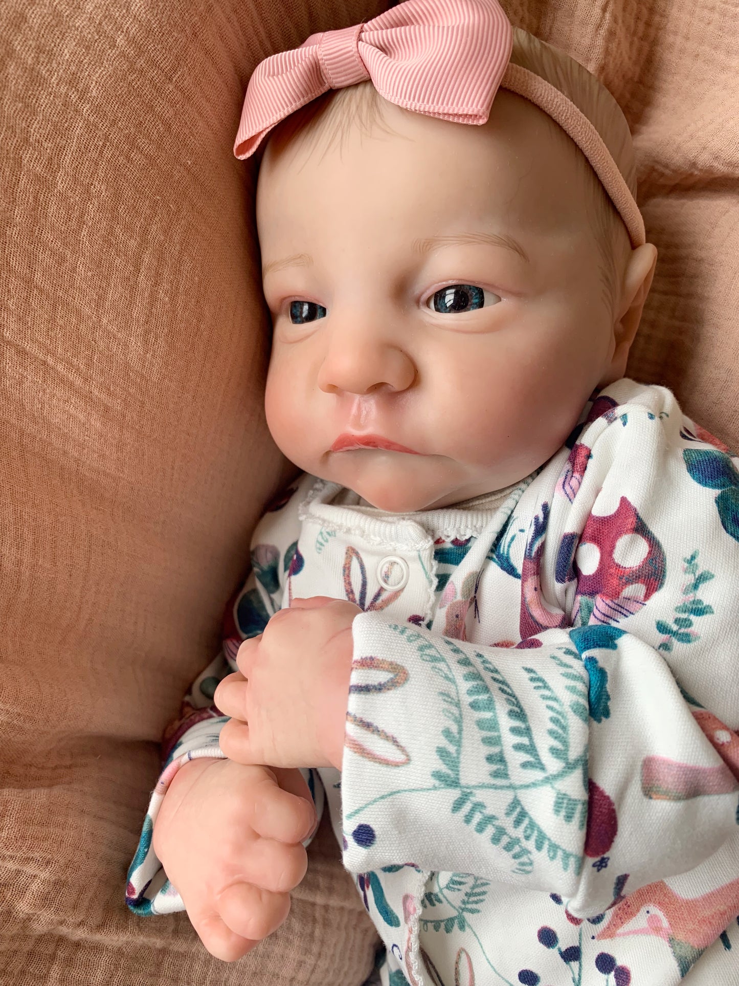 UK SELLER 19” Newborn Reborn Baby Girl Doll Lucy