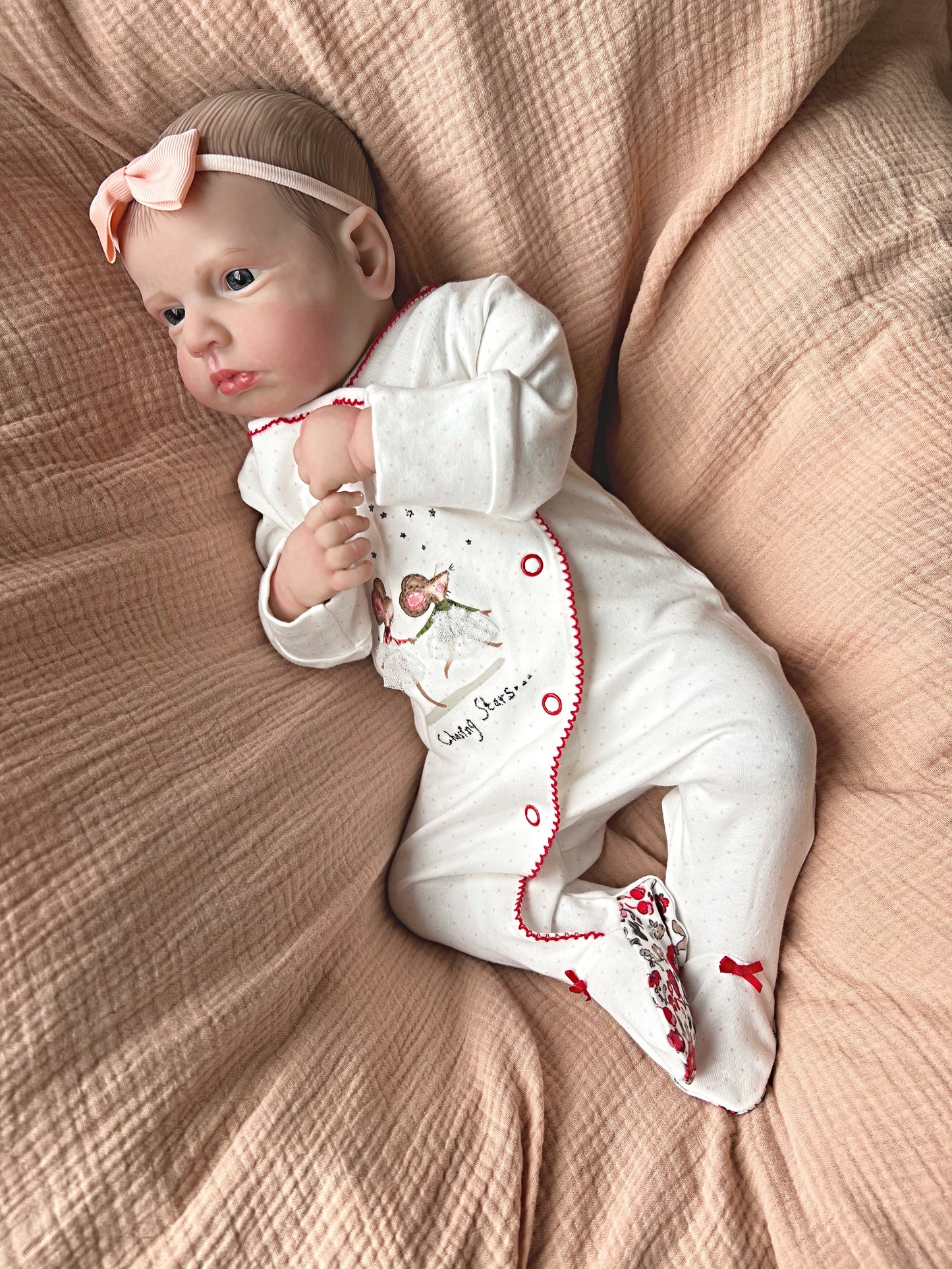 UK SELLER 20” Newborn Reborn Baby Girl Doll Lilly