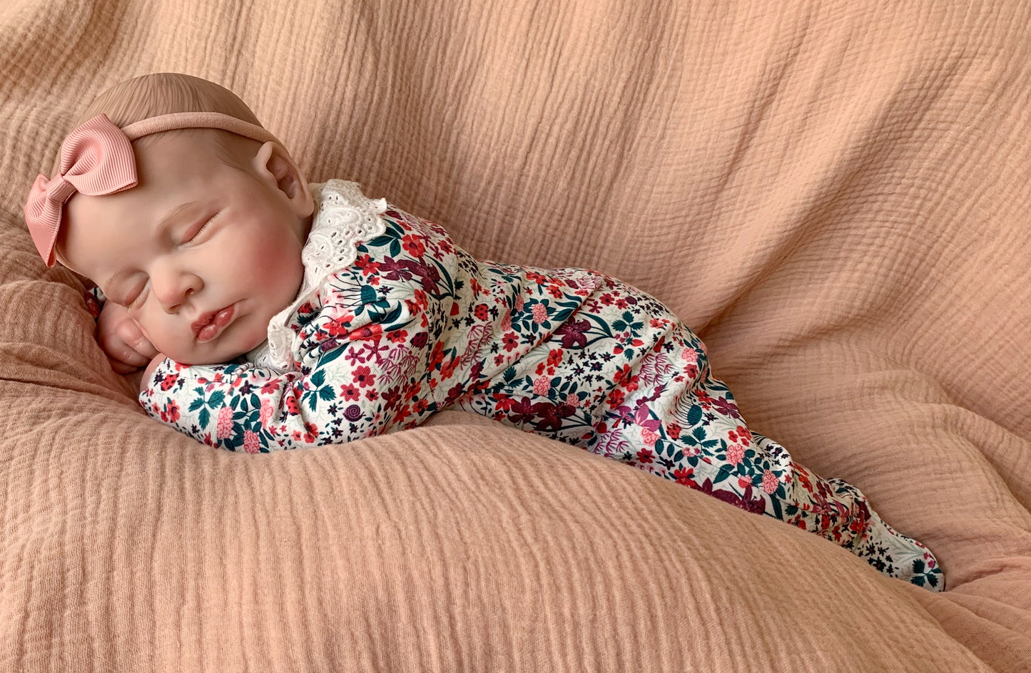 UK SELLER 20” Newborn Reborn Baby Girl Doll Layla