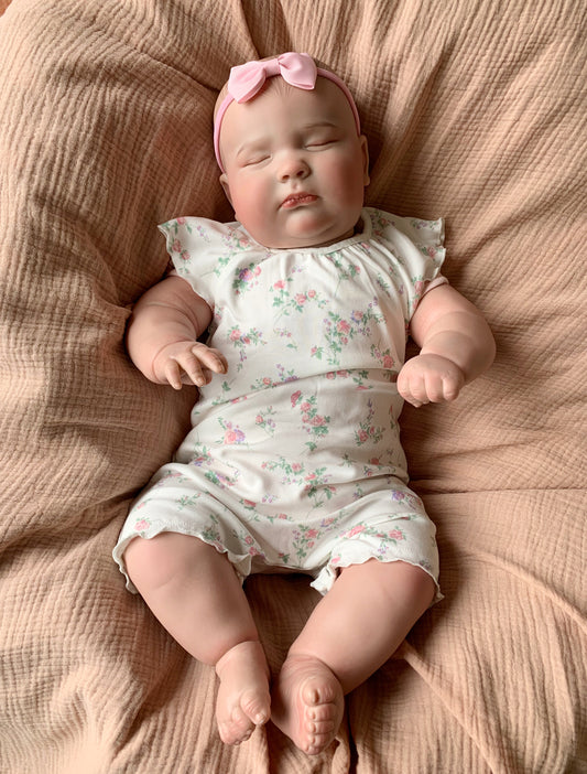 UK SELLER 23” 3 Month Size Toddler Reborn Baby Girl Doll Jessie