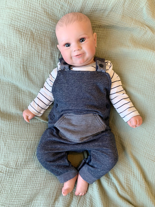 UK SELLER 24” 6 Month Size Toddler Reborn Baby Boy Morgan