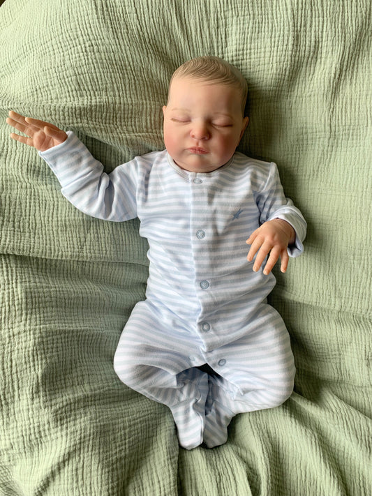 UK SELLER 21” Newborn Reborn Baby Boy Doll Liam
