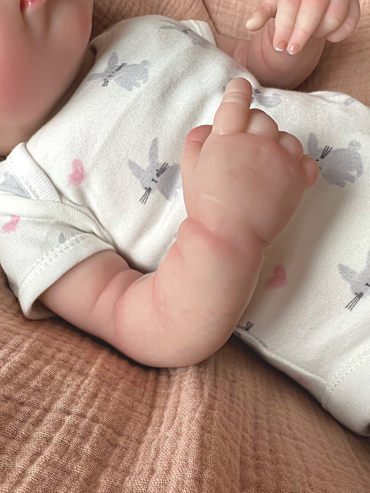 UK SELLER 20” Newborn Reborn Baby Girl Doll Lilly